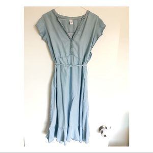 H&M chambray maternity dress